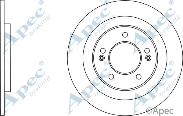 APEC BRAKING Jarrulevy DSK2925